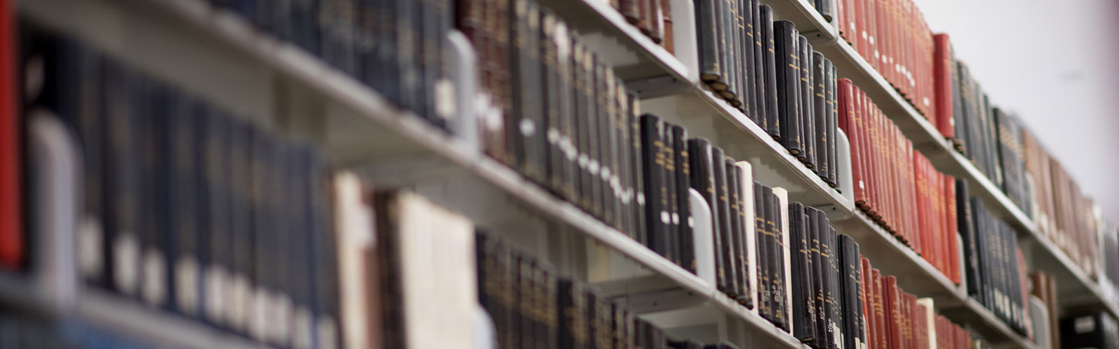 bookshelf of research journals